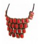 Mosaic Droplets Reconstructed Statement Necklace