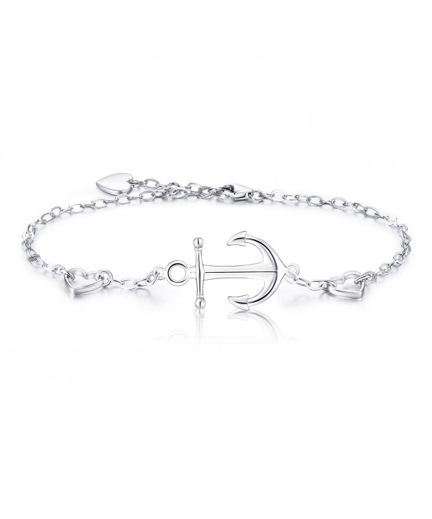 925 Sterling Silver Anchor Bracelet