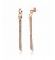Flashed Sterling Silver Multi Strand Earrings
