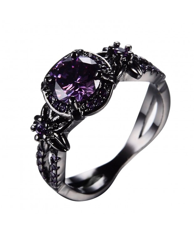 RongXing Jewelry Trendy Amethyst Wedding