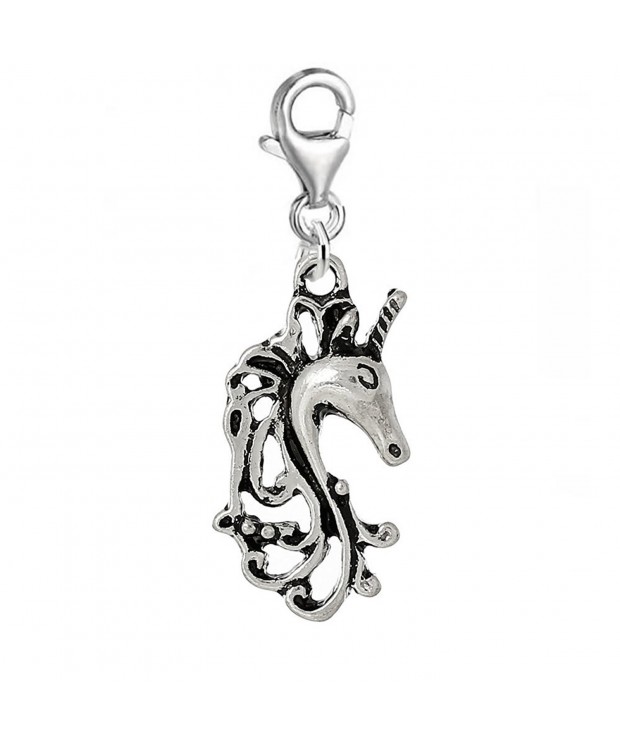 Unicorn Bracelet Pendant European Jewelry