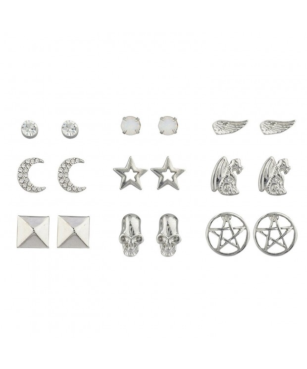 Lux Accessories Crystal Pentagram Celestial