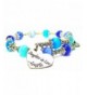 Daughter Heart Charm Bracelet Sapphire