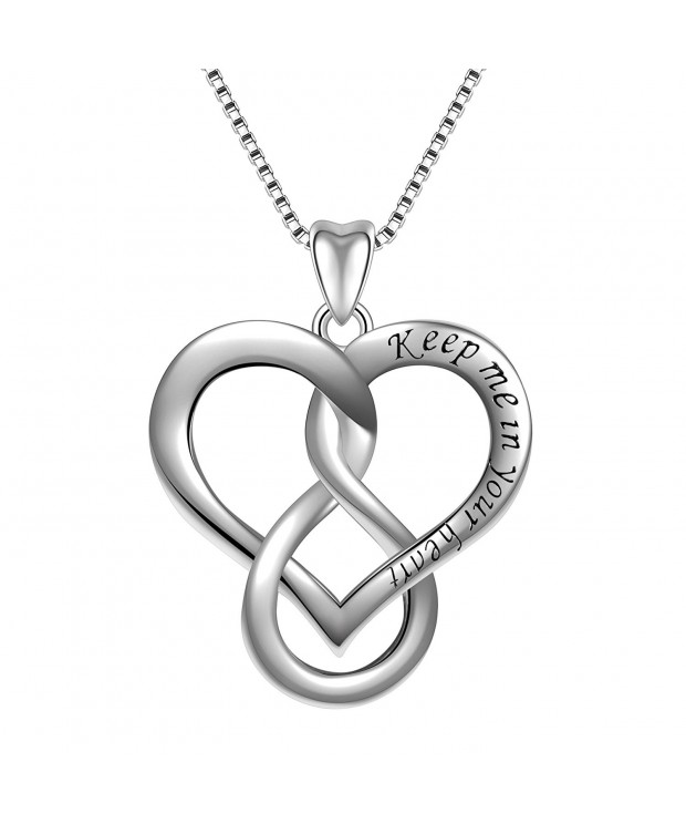 Sterling Infinity Vintage Pendant Necklace