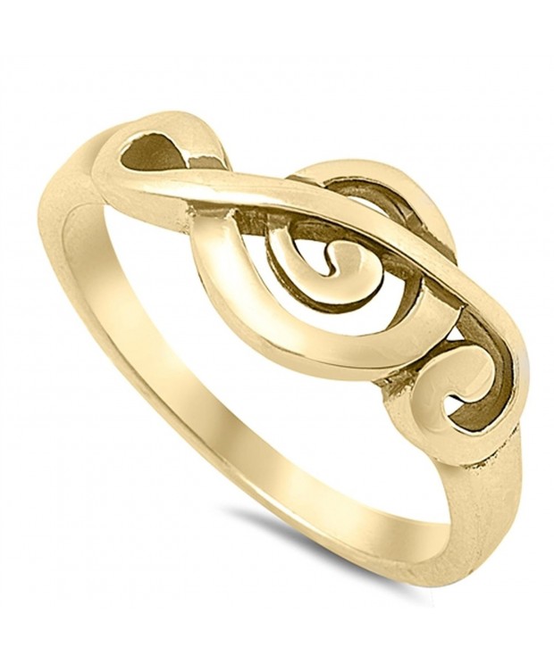 Gold Tone Music Sterling Silver Musical