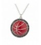 Lux Accessories Religious Basketball Necklace