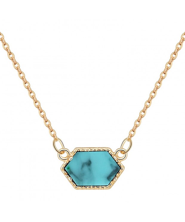 Fengzhicai Fashion Rhinestone Rhombic Necklace