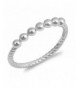 Ball Stackable Sterling Silver Twist