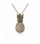 PANGRUI Rhinestone Pineapple Necklace Exquisite