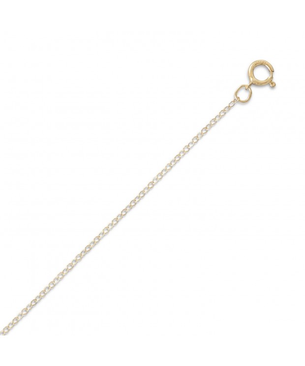 Cable Chain Necklace 14k Gold filled