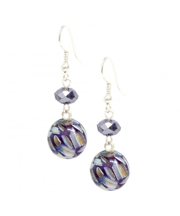 Bleek2Sheek Mulit color Mosaic Crystal Earrings