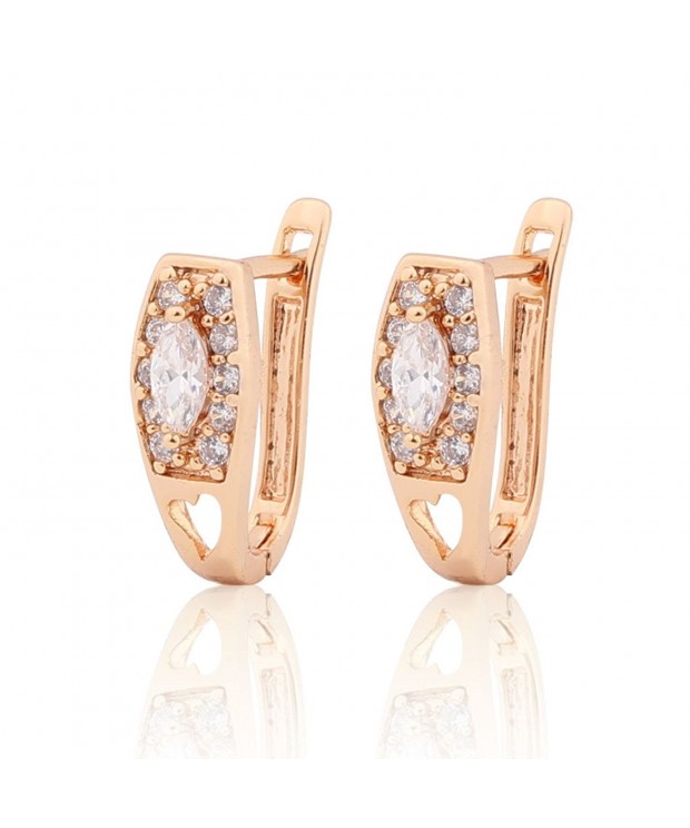 GULICX Marquise shape Pierced Earrings Jewellery