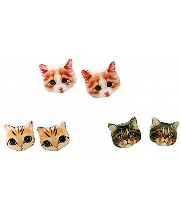 CUTIEJEWELRY Pretty Kitty Earrings Women