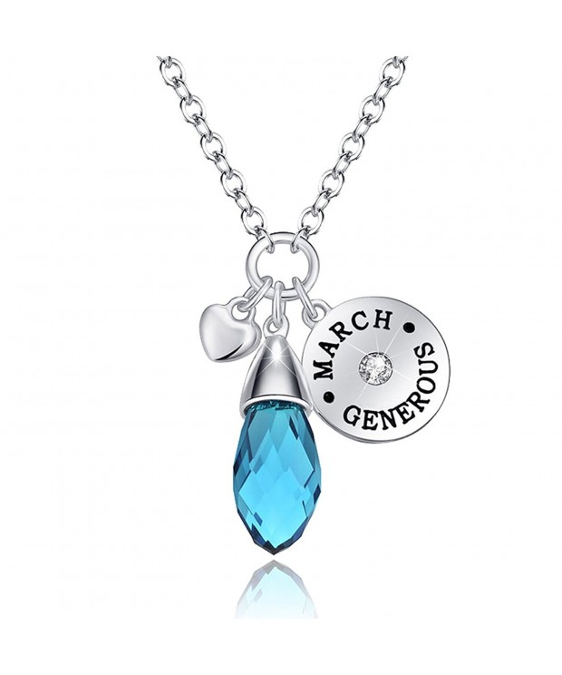 Aquamarine Birthstone Valentines Girlfriend Anniversary