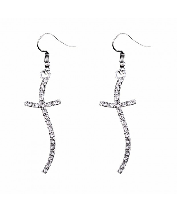 Fashion Infinity Crucifix Earrings Christmas