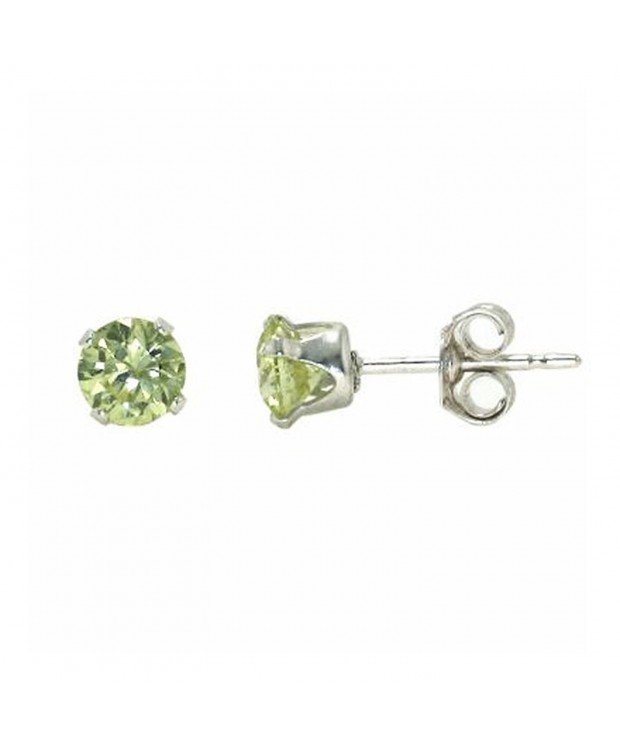 Sterling Silver Light Zirconia Earrings