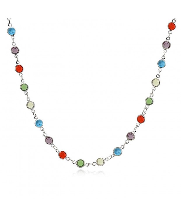 Bria Lou Flashed Multi Color Necklace