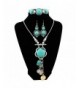 XY Fancy Necklace Bracelet Turquoise