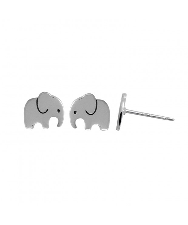 Boma Sterling Silver Elephant Earrings