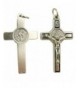 Silver Saint Benedict Crucifix Pendant