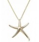 Starfish Necklace Sterling Celebrity Designer