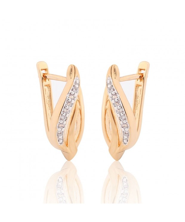 GULICX Charming Pierced Huggie Earrings