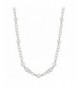 Downton Abbey Silver Tone Clover Necklace