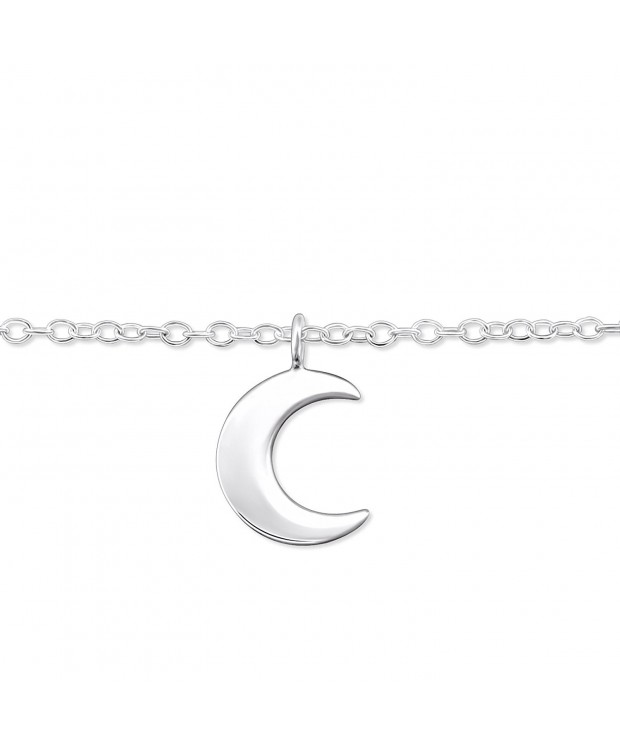 Atik Jewelry Silver Moon Anklet