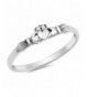 Claddagh Friendship Promise Sterling Silver