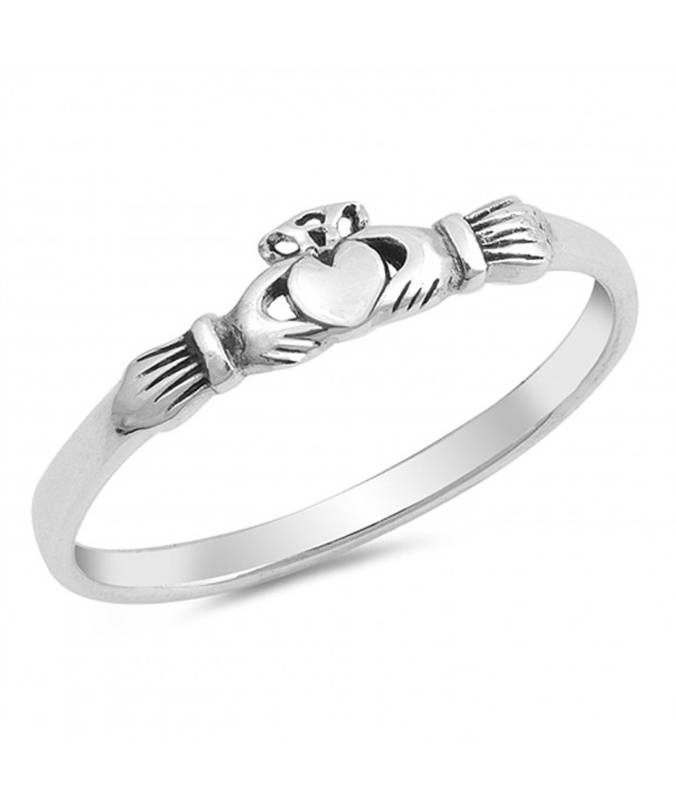 Claddagh Friendship Promise Sterling Silver
