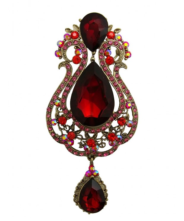 TTjewelry Vintage Teardrop Austria Crystal