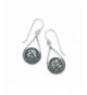 Ancient Roman Glass Earrings Sterling