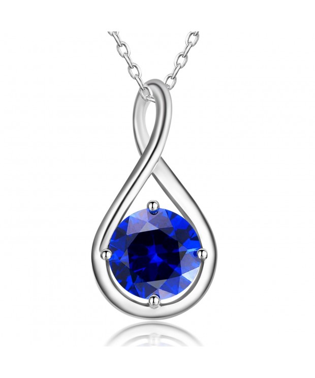 Caperci Sterling Lab created Sapphire Infinity