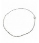 Sterling Silver Singapore Nickel Anklet