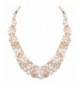 Wedding Bridal Statement Necklace Floral