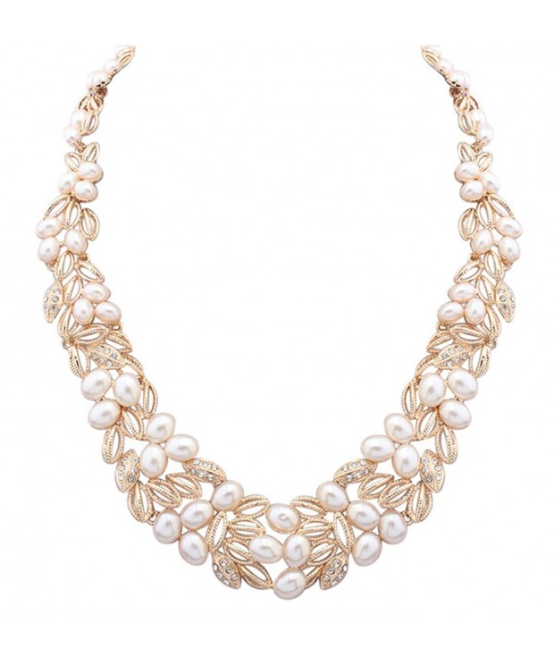 Wedding Bridal Statement Necklace Floral