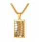 U7 Abacus Pendant Personalized Necklace