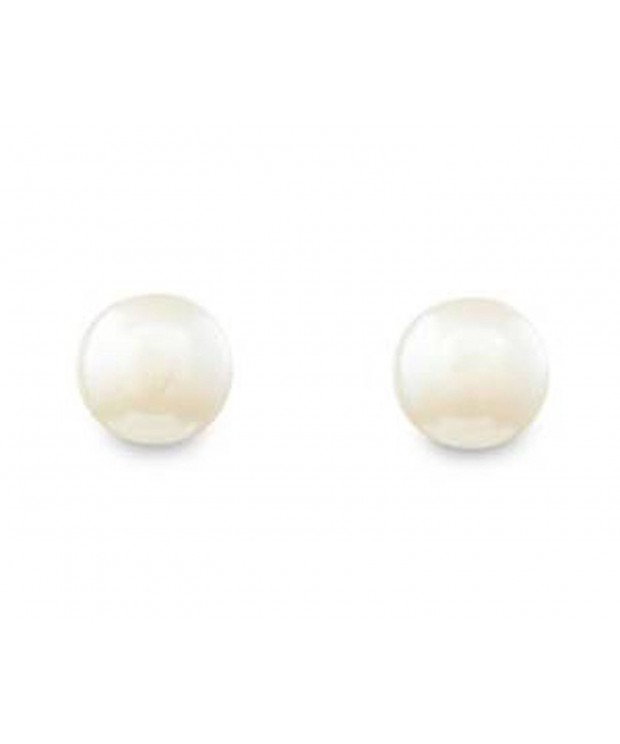 Classic Champagne Color Pearl Earrings