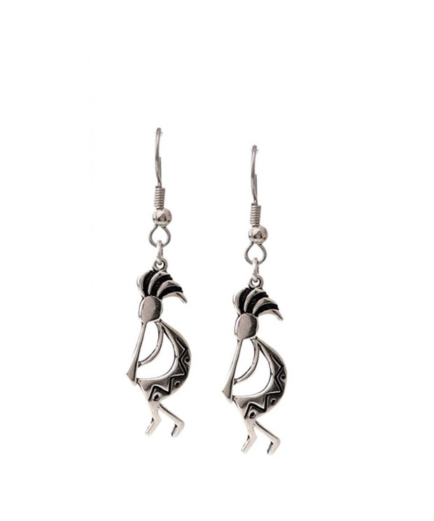 Jewelry Trends Sterling Kokopelli Earrings