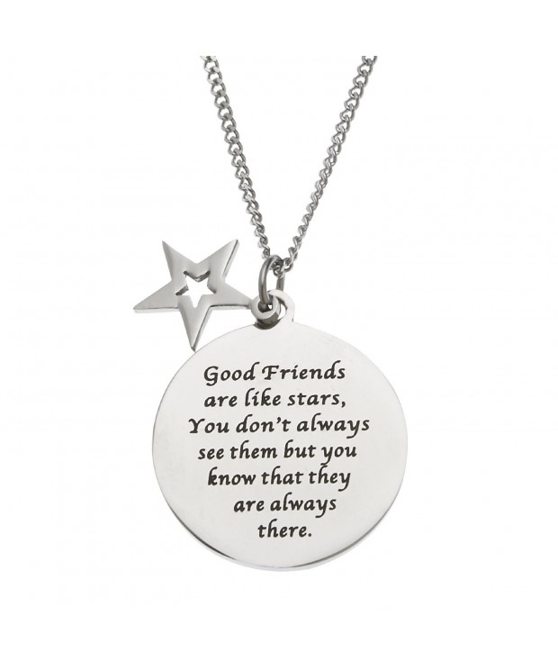 Friends Pendant Necklace Friendship Jewelry