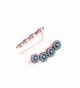 Climber Crawler Earrings Turquoise Plated