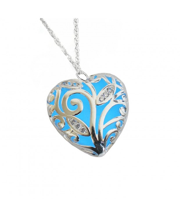 Forest Glowing Necklace Silver Jewelry