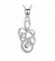 Sterling Eternal Infinity Pendant Necklace