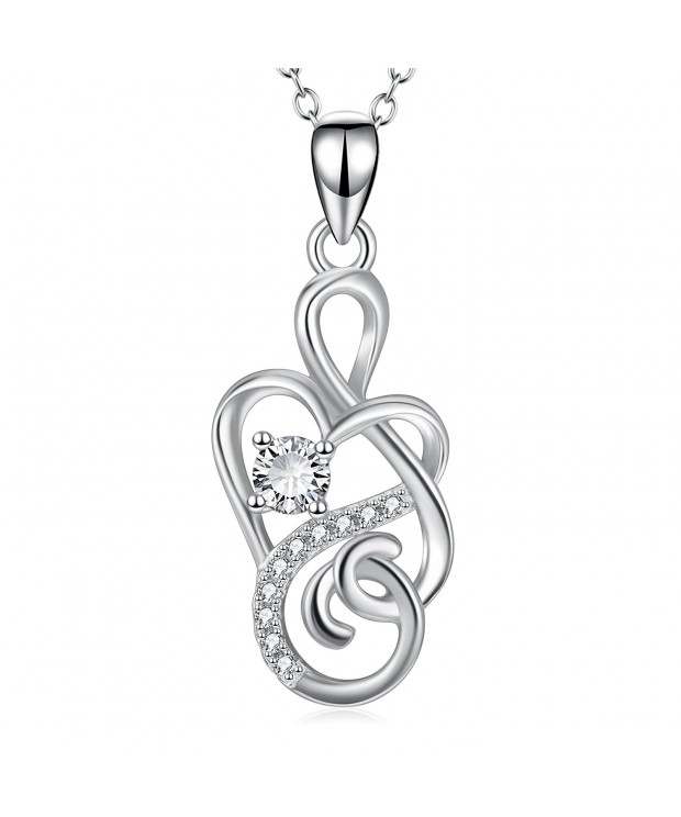Sterling Eternal Infinity Pendant Necklace