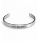 Womens Inspirational Lead Free Pewter Bracelet