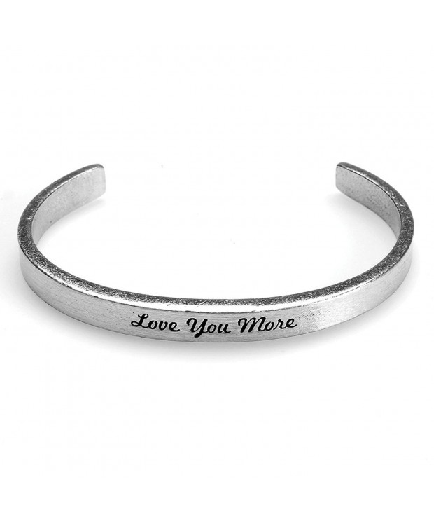 Womens Inspirational Lead Free Pewter Bracelet