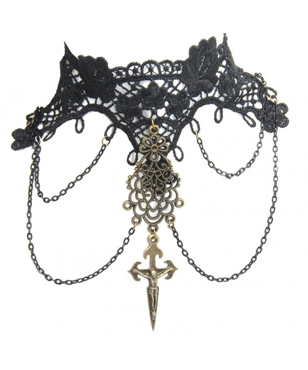 Gothic Halloween Cosplay Choker Necklace