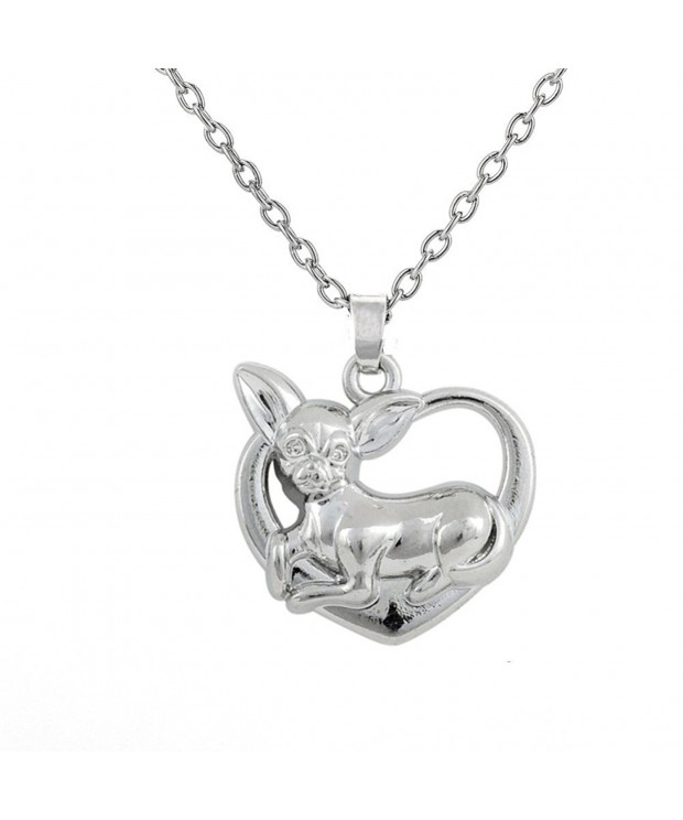 Trendy Chihuahua Necklace Shape Pendant