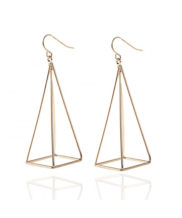 Fashion Blogger Triangle Steampunk Earrings