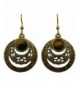 Silver Forest Earrings Tiger Circles